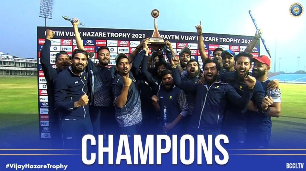 Vijay Hazare Trophy 2023 Winner